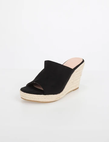 Saboti SHEIN, negru, 37