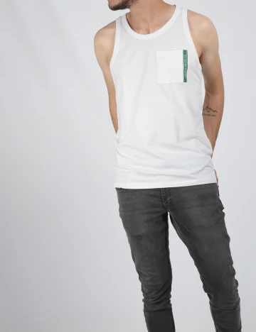 Maiou Jack&Jones, alb, L Alb