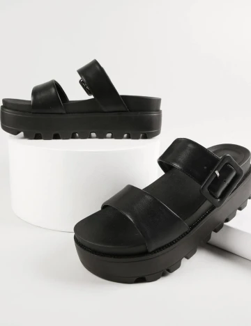 Slapi SHEIN, negru, 37 Negru