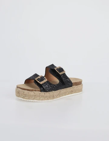 Slapi SHEIN, negru, 38