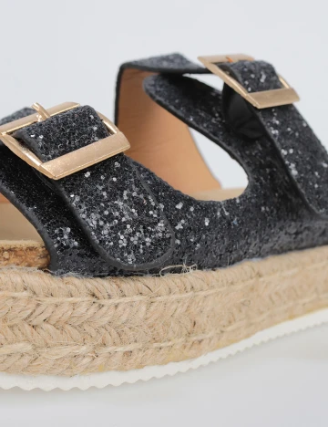 Slapi SHEIN, negru, 38