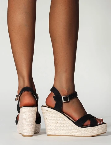 Sandale SHEIN, negru, 40 Negru