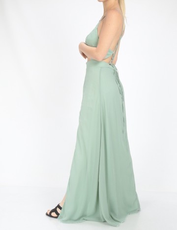Rochie lunga SHEIN, verde, S