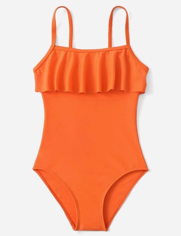 Costum de baie Shein Kids, portocaliu, 1-2ANI