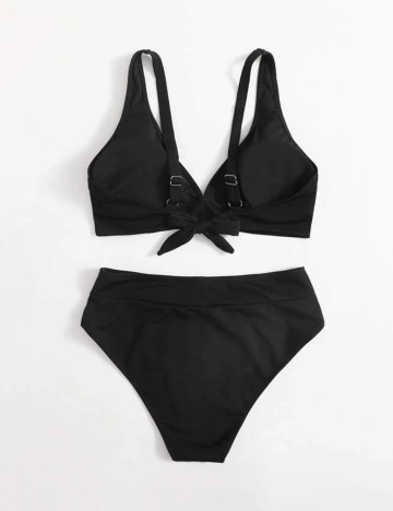 Costum de baie SHEIN CURVE, negru, 1 XL