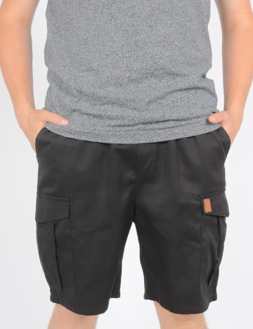 Pantaloni scurti SHEIN, negru, M