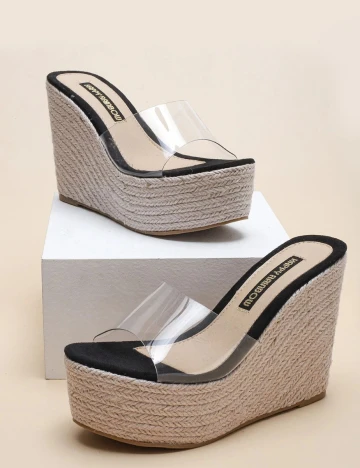 Sandale SHEIN, negru, 42 Negru