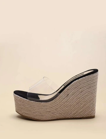 Sandale SHEIN, negru, 42 Negru