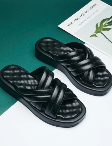 Slapi SHEIN, negru, 40