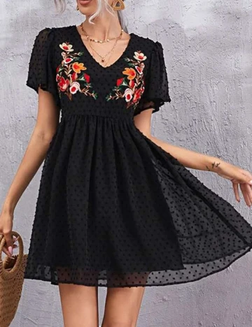 Rochie Scurta SHEIN, negru, XS