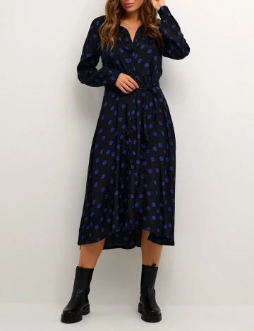 Rochie medie Kaffe, negru Negru