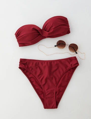 Costum de baie Sinsay, visiniu, M Rosu