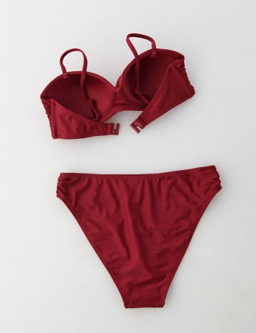 Costum de baie Sinsay, visiniu, M
