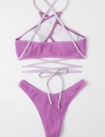 Costum de baie SHEIN, mov, M