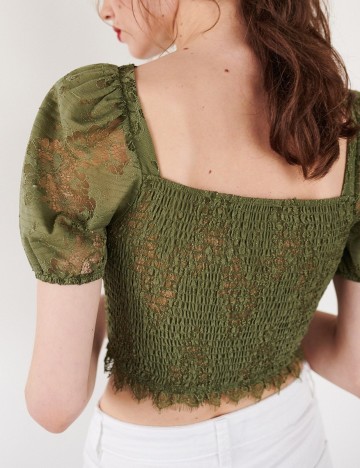 Top Reserved, verde, XL