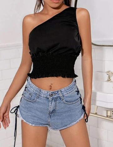 Top SHEIN, negru, M