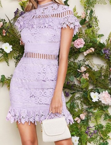 Rochie scurta SHEIN, mov, XS