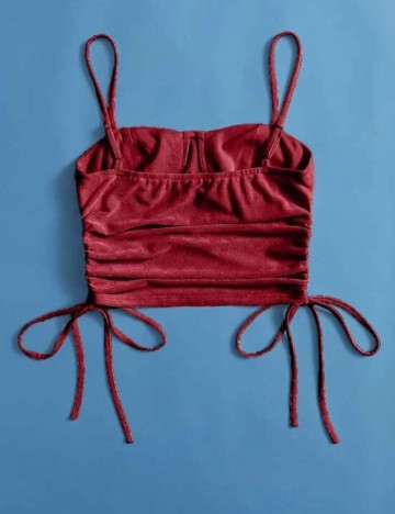 Top SHEIN, rosu, L