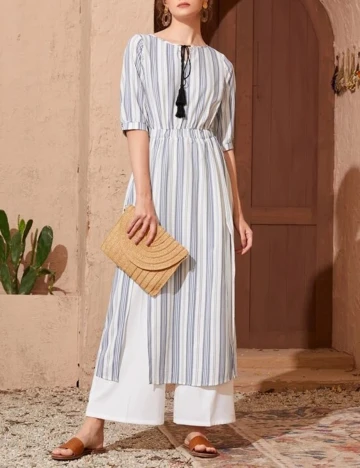 Rochie Medie SHEIN, alb, XL Alb