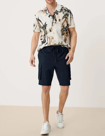 Pantaloni scurti s.Oliver, bleumarin