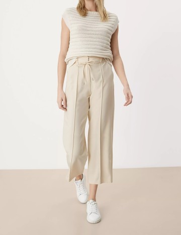 Pantaloni s.Oliver, crem, 46
