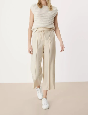 Pantaloni s.Oliver, crem, 46