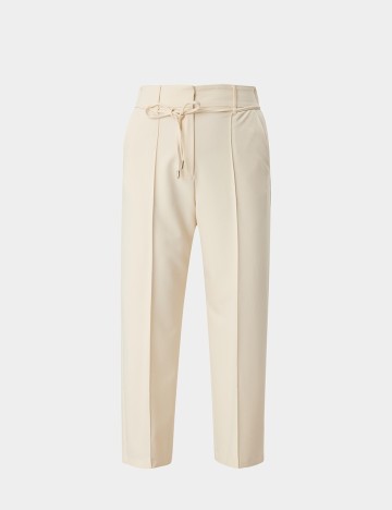 Pantaloni s.Oliver, crem, 46