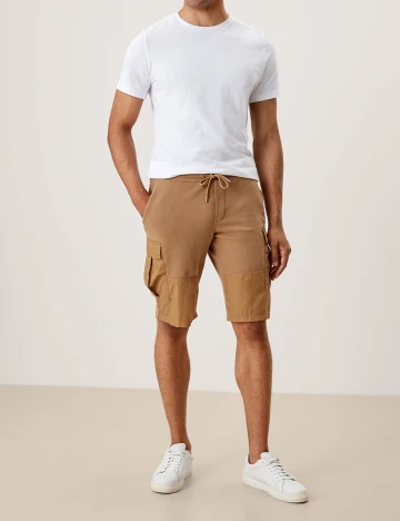 Pantaloni scurti s.Oliver, maro, S