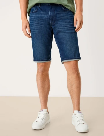 Pantaloni scurti s.Oliver, albastru, W30