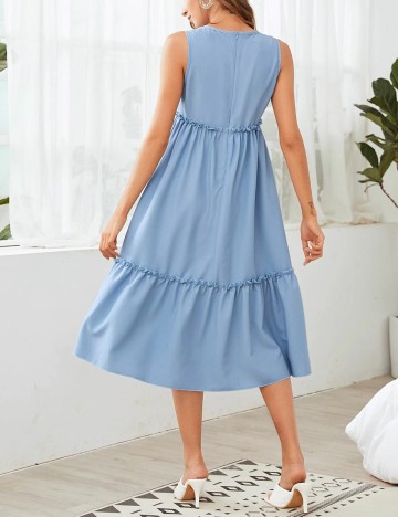 Rochie Medie SHEIN, bleu, S