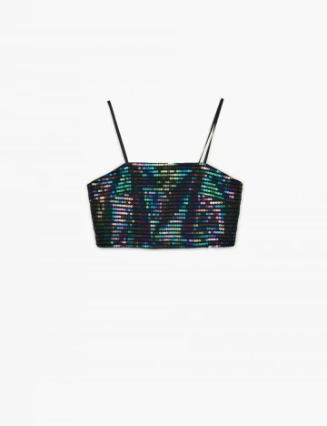 Top CROPP, negru, XS