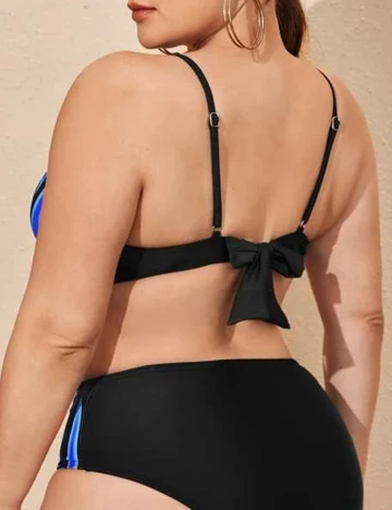 Sutien de baie SHEIN CURVE, negru, 0 XL