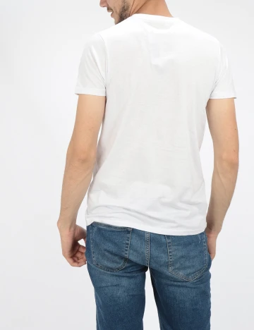 Tricou Milano Bulls, alb, S Alb