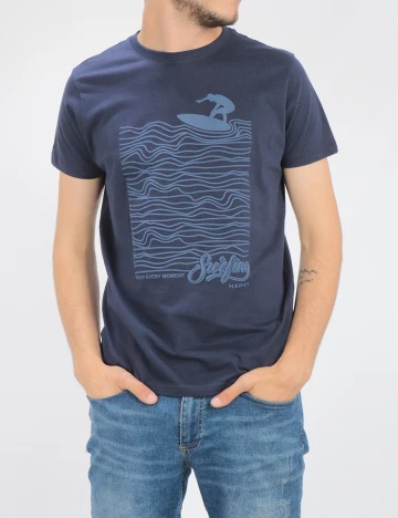 Tricou Milano Bulls, bleumarin, S