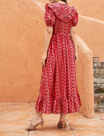 Rochie Lunga SHEIN, rosu, L
