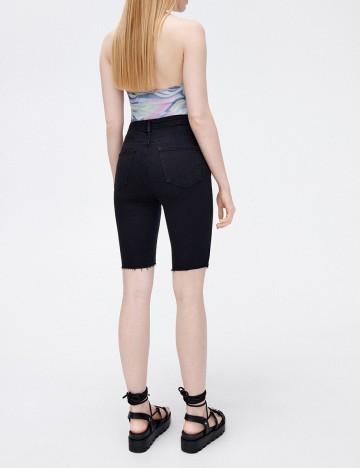 Pantaloni scurti CROPP, negru