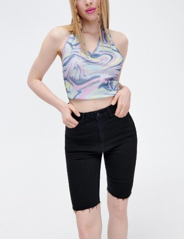 
						Pantaloni scurti CROPP, negru