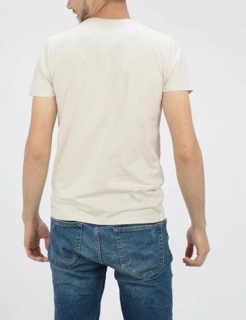 Tricou Milano Bulls, bej, S Crem