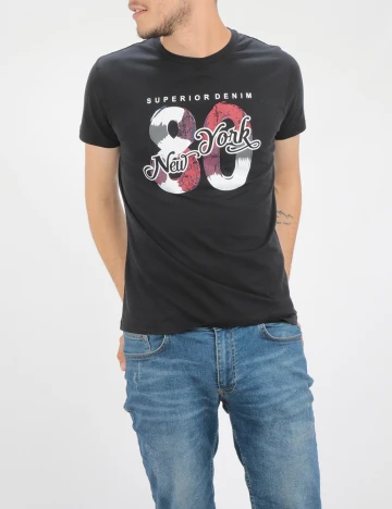 Tricou Milano Bulls, negru, S