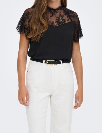 Bluza Jacqueline de Yong, negru, S