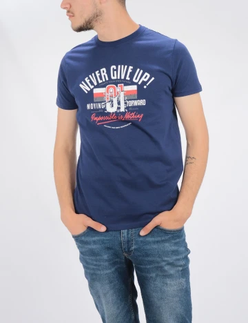 Tricou Milano Bulls, albastru, S Albastru