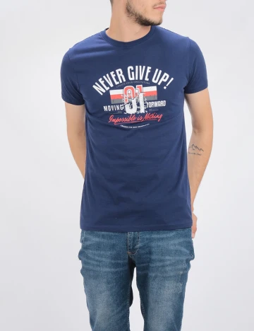 Tricou Milano Bulls, albastru, S Albastru