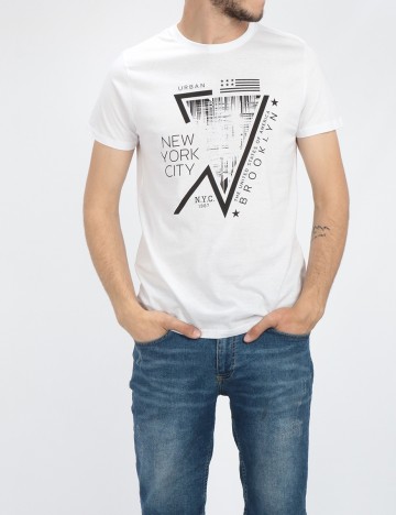 Tricou Milano Bulls, alb, S