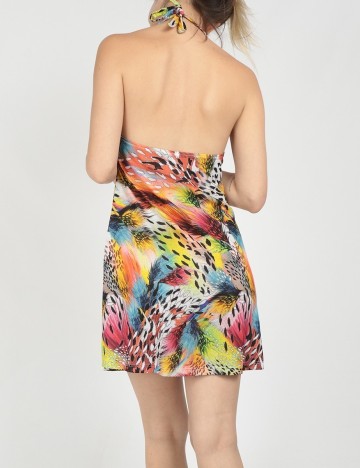 Rochie scurta EVA, mix culori, 36/38