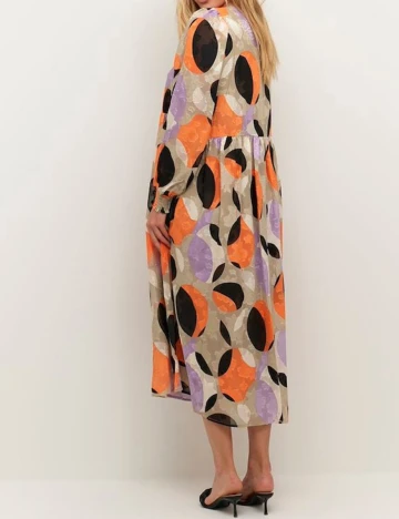 Rochie medie Kaffe, mix culori