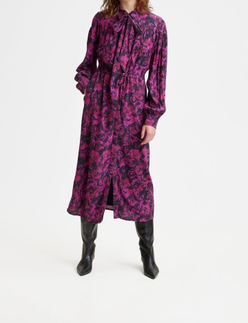 Rochie Lunga Gestuz, magenta, 38