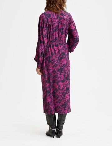 Rochie Lunga Gestuz, magenta, 38