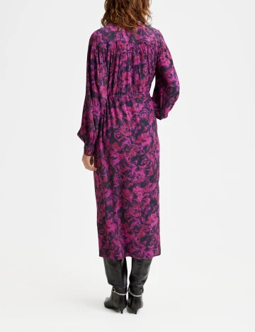 Rochie Lunga Gestuz, magenta, 38
