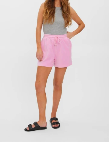 Pantaloni scurti Vero Moda, roz, S