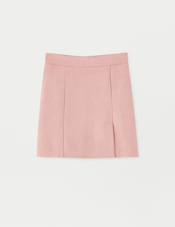 Fusta Pull&Bear, roz, L